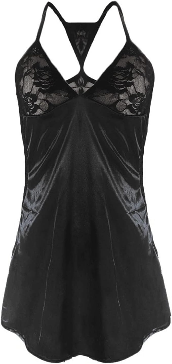 Home Lace Slip Nightdress Backless Pajamas
