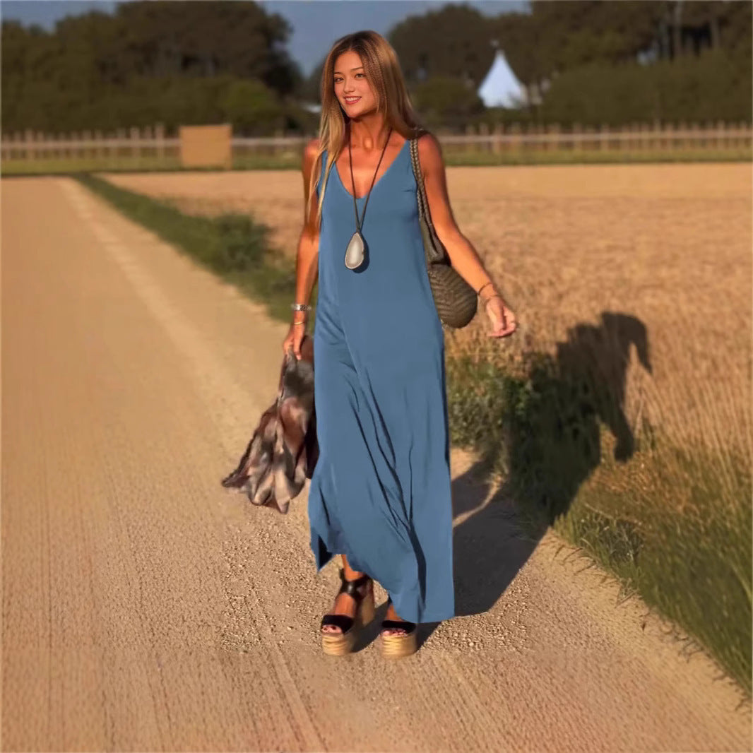 Sexy Trend V-neck Strap Dress