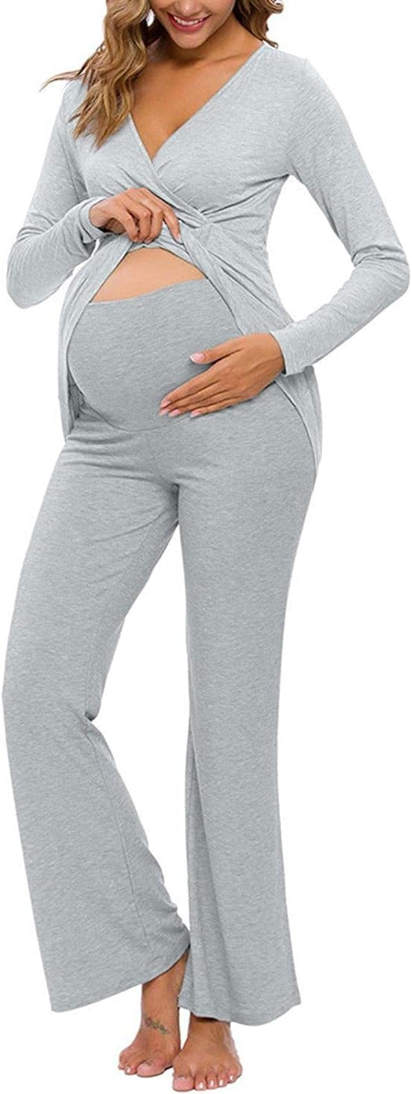 Nursing pajamas for pregnant