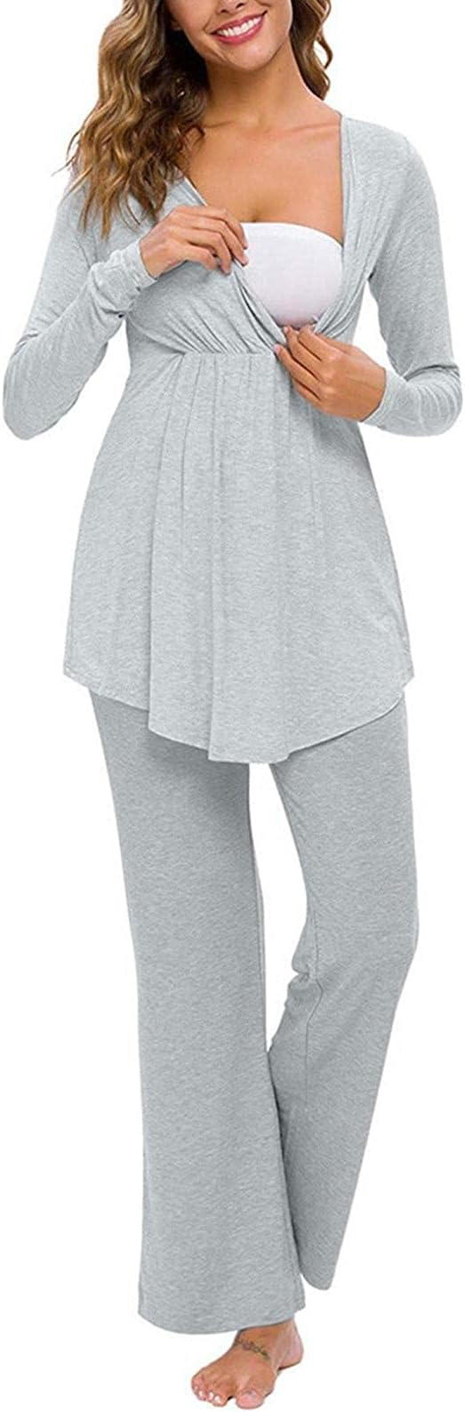 Nursing pajamas for pregnant