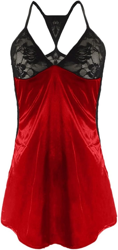 Home Lace Slip Nightdress Backless Pajamas
