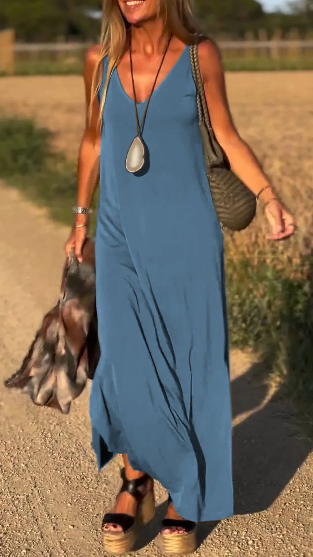Sexy Trend V-neck Strap Dress