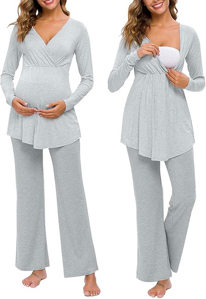 Nursing pajamas for pregnant