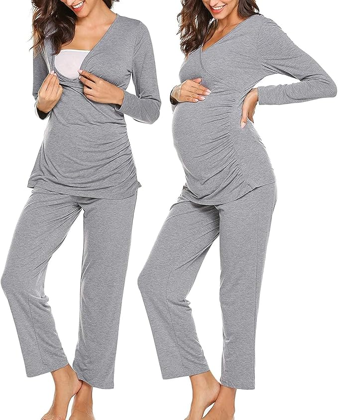 Nursing pajamas for pregnant