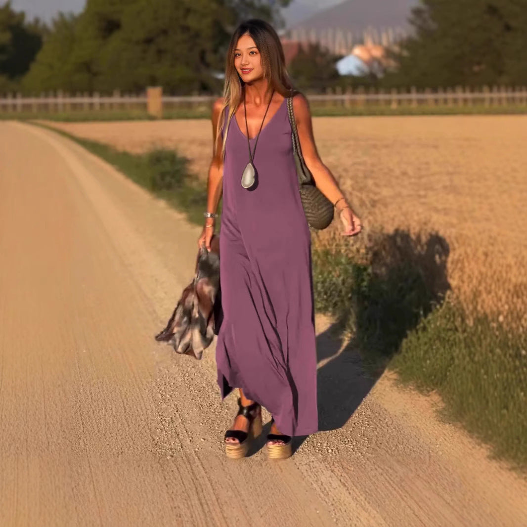 Sexy Trend V-neck Strap Dress
