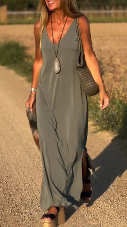 Sexy Trend V-neck Strap Dress