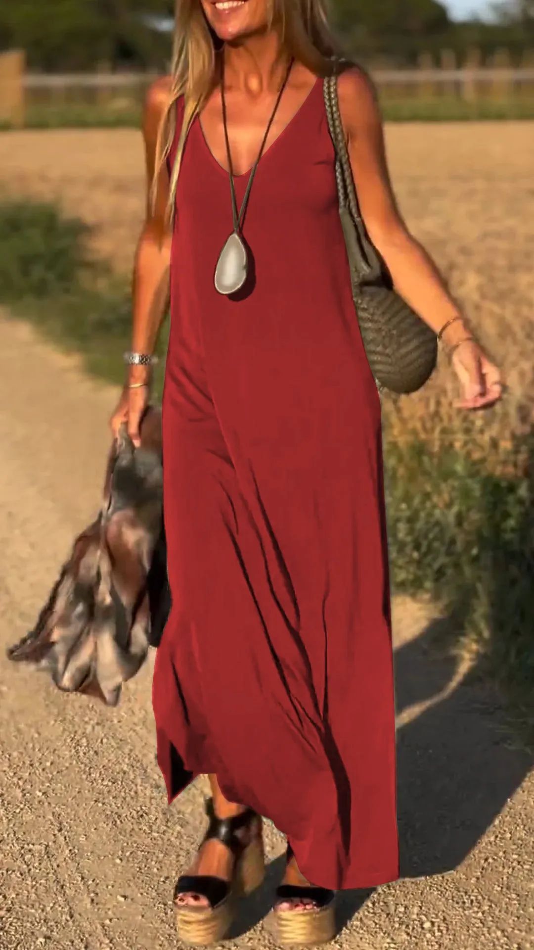 Sexy Trend V-neck Strap Dress