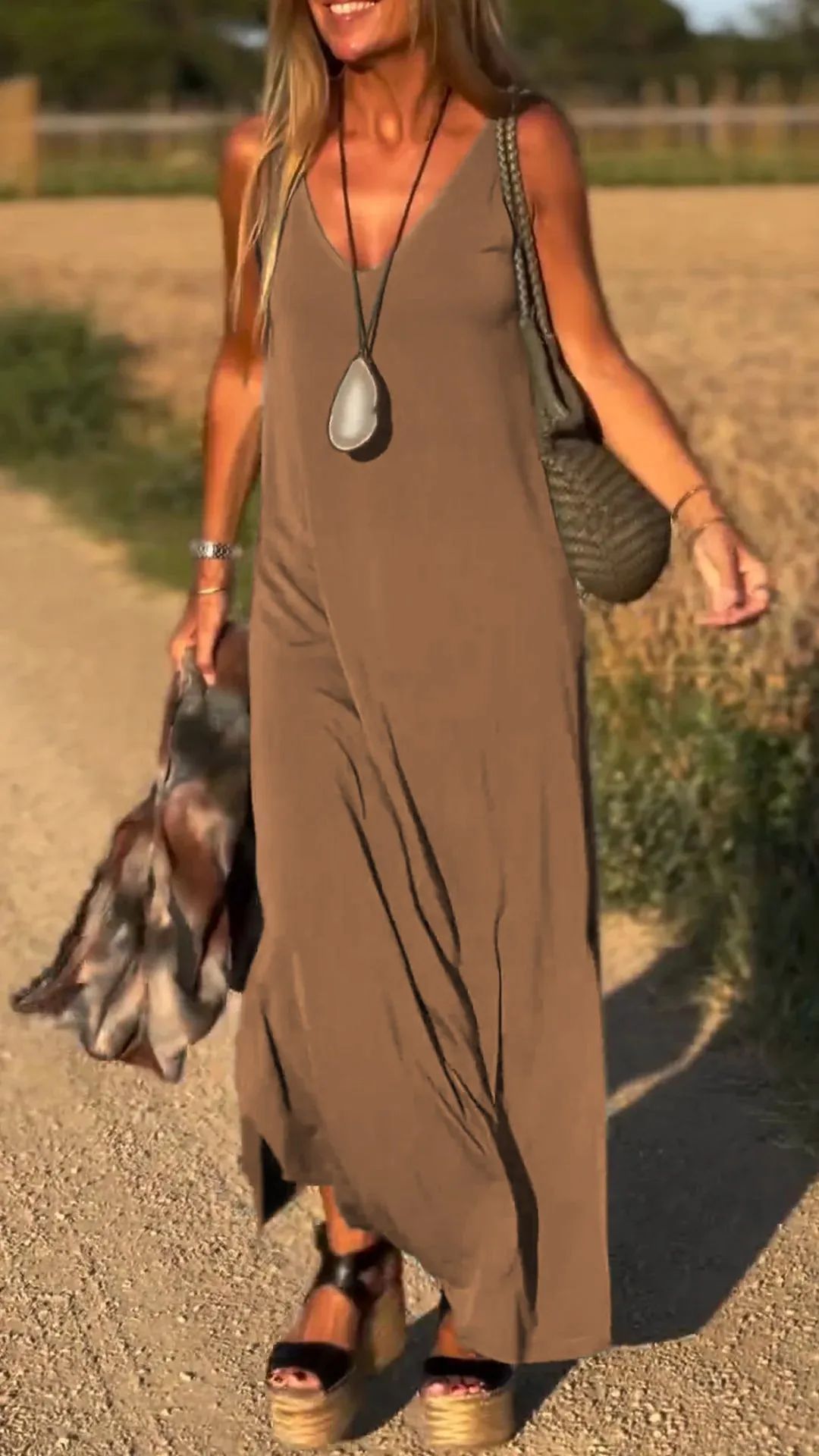 Sexy Trend V-neck Strap Dress