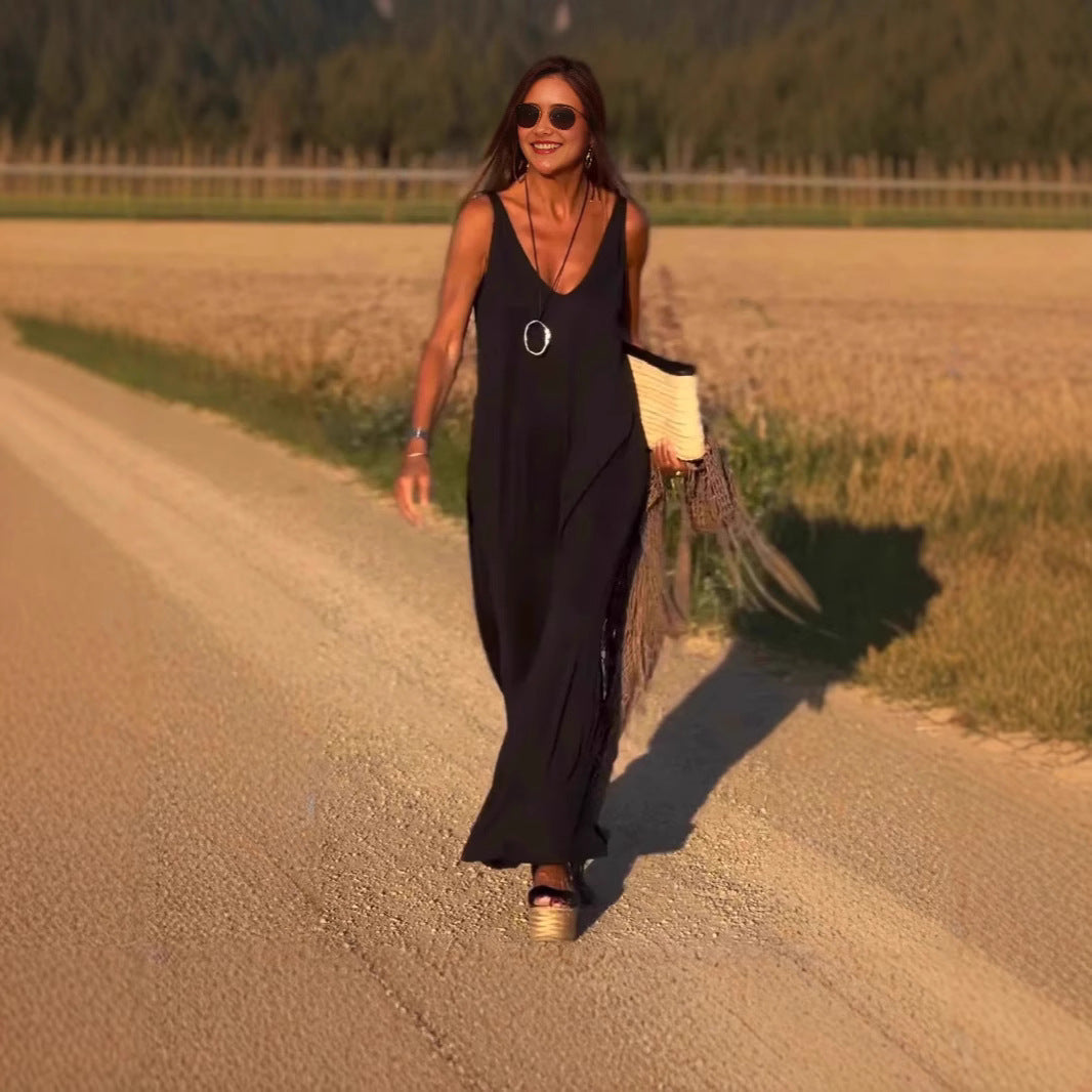 Sexy Trend V-neck Strap Dress